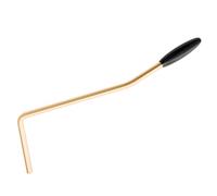 Musiclily Ultra 5mm Push-in Leva Tremolo in Acciaio Inossidabile per Ponte Tremolo Corea Wilkinson, Dorato con Tappo Nero