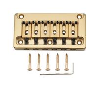 Musiclily Ultra Gold Brass 52.5mm Fixed Hardtail Bridge For Strat Tele Guitar
