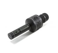 Technaxx Microfono Karaoke Bluetooth con TWS per Cantare in Duetto Nero, BT-X35