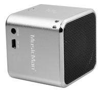 MusicMan Mini Altoparlante Bluetooth Portatile Supporto per Scheda MicroSD Audio Altoparlante Mobile Compatto per Smartphone Tablet Laptop BT-X2 (Argento)