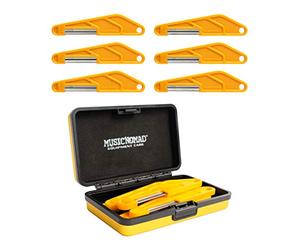 MusicNomad Electric Guitar Diamond Coated Nut File Set - Light Strings (MN111515)