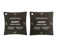 MusicNomad Utensile per strumenti MN603 Calibro di precisione raggio tastiera e corde Set 2 pezzi