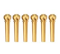 Musiin Acoustic Guitar Bridge Pins String Peg Guitar Parts Replacement Pack of 6 Pieces(GoldTop)