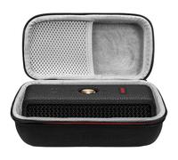 Musiin Custodia per altoparlante Bluetooth compatibile con Marshall Emberton 3/2, guscio rigido con fodera morbida, tasca superiore in rete e doppie cerniere lisce, portatile per viaggi, uso esterno e