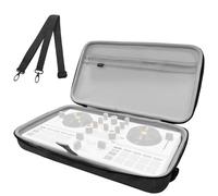 Musiin Custodia per Controller DJ Compatibile con Hercules DJControl Mix Ultra, Protezione Hard Shell con Doppie Cerniere, Tasca in Mesh e Maniglia Comoda per Spettacoli DJ dal Vivo e Viaggi, grigio