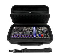 Musiin Custodia per mixer audio compatibile con Zoom Live Trak L6 MAX, interni personalizzati, design a doppia cerniera, tasca superiore in rete, maniglia e tracolla, per studio, viaggi e spettacoli
