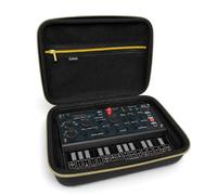 Musiin Custodia per sintetizzatore analogico compatibile con Behringer UB-Xa/PRO VS/PHARA-O/JT MINI - Con cerniera dorata, per studio e palco (Gold Tone Edition)