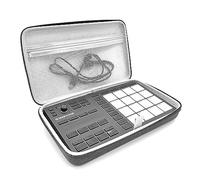 Musiin custodia rigida da viaggio in velluto di alta qualità, compatibile con Native Instruments Maschine Mikro MK3, per controller per batteria e dispositivi analogici. (grigio)