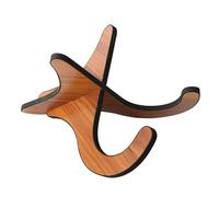 Musiin Ukulele Stand Portable Foldable Vertical Stand Wood Stand for Guitar, Violin (Regular)