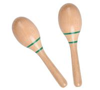 Musiin Vibrant Sound Maracas - Ergonomic Percussion Shakers for Studio, Stage, and Fun(Green label)