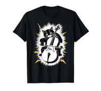 Musik Cat - Violoncellista, suonare il violoncello Maglietta