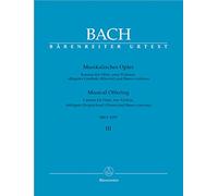 Musikalisches Opfer, Heft 3 BWV 1079. Partitur, Stimmensatz, Urtextausgabe