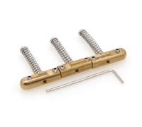 MUSIKLAN Selle ponte compensate in ottone da 10,8 mm con barilotto sintonizzato compatibile con Fender Telecaster Vintage Tele Bridge Saddle TL per chitarra elettrica, parte di ricambio per una