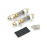 MUSIKLAN Set di tremolo per chitarra elettrica, in ottone, per tremolo e stabilizzatore per FR Floyd Rose e altri sistemi di ponte tremolo galleggianti (doppio)