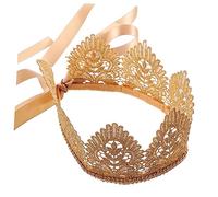 MUSISALY 1 Fascia Per Con in Pizzo Dorato Per Bambini Accessorio Alla Moda Per Ragazzi E Ragazze Adorabile Per Le Esibizioni Sul Palco Delle Ragazze