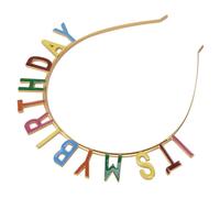 MUSISALY 1 Fascia Per Decorativa in Lega Con Alfabeto Colorato "è Il Mio Compleanno" Per Ragazzi E Ragazze/adulti Per Feste Di Compleanno