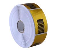 MUSISALY 1 Rotolo Di 500 Pezzi Di Carta Per Nail Art Adesivi Per Guide Per Unghie in Gel Estensione Delle Unghie Cartine Quadrate Per Allungamento Strumento Per Manicure