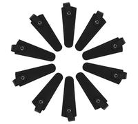 MUSISALY 10 Pezzi Custodie in Pelle per Forbici Professionali Organizer Compatto per Custodia Trasparente per Cesoie da Giardino Elettricista e Parrucchiere Protezione Leggera e