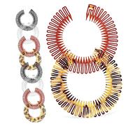 MUSISALY 10 Pezzi Di Pettini Elastici Per Pettine Circolare Fascia Per Circolare Completa Pettine Elegante Per Lo Styling Dei Per Donne Ragazze Adolescenti Pratico Colore Casuale