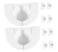 MUSISALY 10 Pezzi Kit Cappelli per Toilette per Raccolta Campioni Urina e Feci Donna Contenitore Campionatore Facile da Usare Design Ergonomico e Multifunzionale per Uso Sanitario