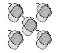 MUSISALY 10 Pezzi Retine per Capelli Elastiche Nero Rete Grande per Acconciature Rete per Chignon Ricci Accessorio Parrucchiere Riutilizzabile per Wigs e Code di Cavallo Supporto Stabile