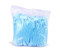 MUSISALY 100pezzi Cappelli Riutilizzabile Non Tessuti Per Blu Per Servizio Alimentare Bellezza e Attività All Aperto Traspiranti e Confortevoli
