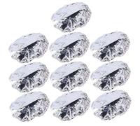 MUSISALY 10pezzi Cuffia Da Parrucchiere in Alluminio Termica Cuffia Per Capelli Riscaldata Per Colorazione e Styling Isolamento Termico Per Uso Casalingo e Salone