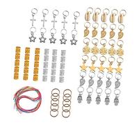 MUSISALY 110 Pezzi Anelli Per Dreadlocks Polsini Per Metallo Anelli Creativi Per Decorazioni Accessori