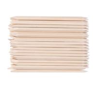 MUSISALY 150 Pezzi Bastoncini in Legno Arancio per Cuticole Doppia Punta per Manicure e Pedicure Professionale Strumenti Versatili per Rimozione Cuticole e Cura Unghie Casa e Salone