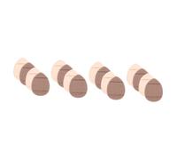 MUSISALY 16 Pz Soffio Della Punta Delle Dita Piumino Da Cipria Triangolare Mini Piumini Da Cipria Triangolo Viso Piumino Da Cipria Sbuffi Impostazione Soffio Cosmetico Idrofilo Non Lattice