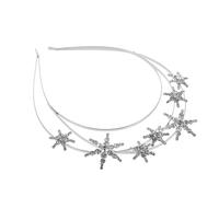 MUSISALY 1pezzi Cerchietto Elegante Con Brillantini e Design Stella Per Donne e Ragazze Accessorio Per Feste e Occasioni Speciali