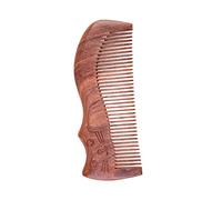 MUSISALY 1pezzi Pettine Legno Di Sandalo Con Design Motivo Gatto Pettine Per Massaggio Del Capelluto Per Donne e Ragazze Antistatico e Delicato Sui Manutenzione Facile