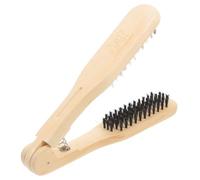 MUSISALY 1pezzi Pettine Legno Resistente Setole Crine Pettine Raddrizzante Per Per Styling e Districamento Danneggiare