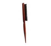 MUSISALY 1pezzi Spazzola Setole Di Cinghiale Per Mossi Spazzola Ergonomica Legno Per Pettinare e Sfilzare Con Comb Rat Tail Per Styling e Volume Strumento Professionale Per Da Salone Colore
