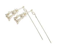 MUSISALY 2 Forcine Lanterna Frange Stile Antico Bastoncini Donna Accessori Per Hanfu