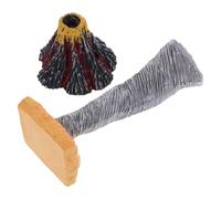 MUSISALY 2 pezzi Artificiale e Tornado per Esperimenti Scientifici Effetti Eruzione Realistici per Casa Scuola e Classe Decorazione Educativa Resistente per Esplorazione Naturale