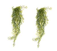 MUSISALY 2 Pezzi Piante Finte Sospese Decorazioni Giardino Artificiali Robuste Senza Manutenzione