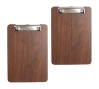 MUSISALY 2 Pezzi Portamenu in Legno Robusto e Leggero per Cucina e Uso Domestico, Facile da Usare e Portatile per Conservare Menu e Ricette