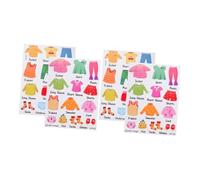 MUSISALY 2 Set Etichette per Abbigliamento Decorazioni per con Classificazione per Facili Applicare e Rimuovere Resistente per Spazi Compatti e Organizzazione Dei