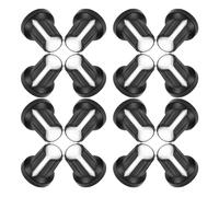 MUSISALY 20 Pezzi Manopole del Volume per Strumento Dj in Plastica Bianca, Manopola del Controller Potenziometro 6mm per Mixer e Apparecchiature Musicali