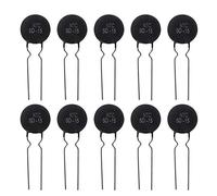 MUSISALY 20 Pezzi Termistori Ntc Resistori a Termistore 5d-15 2 Pin per Progetti Elettronici e Sensori di Temperatura per Elettrodomestici, Resistore Elettronico Compatto e Resistente