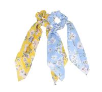 MUSISALY 2pezzi Elastici Per Capelli in Stampato Accessori Per Capelli Alla Moda Copricapo Decorativo Adatti Donne e Ragazze Per Uso Quotidiano e Feste