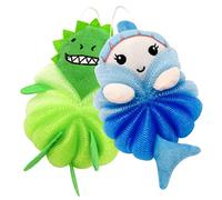 MUSISALY 2pezzi Esfolianti Per Ragazza Loofah Bagno Cartone Per Doccia e Bagno Per Divertimento Dei Piccoli Dinosauro e