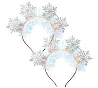MUSISALY 2pezzi Fiocco di Hair Ornament Natalizio Design Semplice Elegante Accessorio per Capelli Robusto Materiale Resistente Comodo Indossare Tutto Giorno Festa Occasione