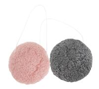 MUSISALY 2pezzi Per Esfoliante Spugne Per Detersione e Rimozione Makeup Strumento Naturale Confezione Casual Per Pelli Sensibili e