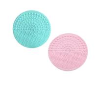 MUSISALY 2pezzi Silicone Brush Cleaning Pad Per Rinsing Per Per Makeup Silicone