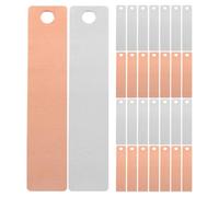 MUSISALY 30 paia Strisce Rame e Zinco per Batteria Te Frutta Fogli Elettrodo Anodo Riutilizzabili per Esperimenti Scientifici e Laboratori Scolastici