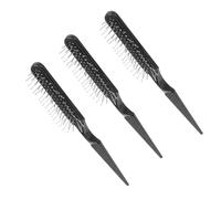 MUSISALY 3pezzi Spazzole Per Capelli Donna Con Coda Di Rat Tail Antistatiche Pettine Styling Districante Con Denti Standard Per Acconciature Colore e Trattamenti Capelli Bagnati e Asciutti