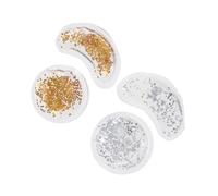 MUSISALY 4 Pezzi Impacco Di Ghiaccio Occhi Gel Resistenti Impacchi Di Ghiaccio in Gel Glitterato Cura Degli Occhi