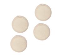MUSISALY 4 Pezzi Spugna Luffa Pulizia Viso Dischetti Struccanti Materiale Qualità Sicuro Comodo Uso Viso Pelle Esfoliare Delicatamente Profondità Pori Rimozione Trucco Quotidiana Salute